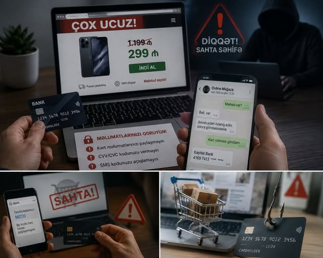 Pulunuzu və kart məlumatlarınızı itirə bilərsiniz