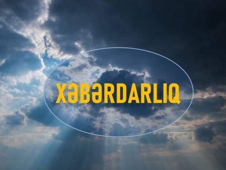 Xəbərdarlıq var