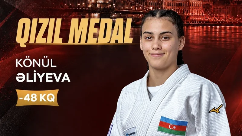 Könul Əliyeva Grand Slam qızılı qazandı