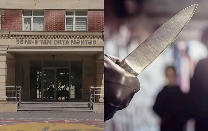 Bakıda məktəbin qarşısında 18 yaşlı gənc öldürüldü