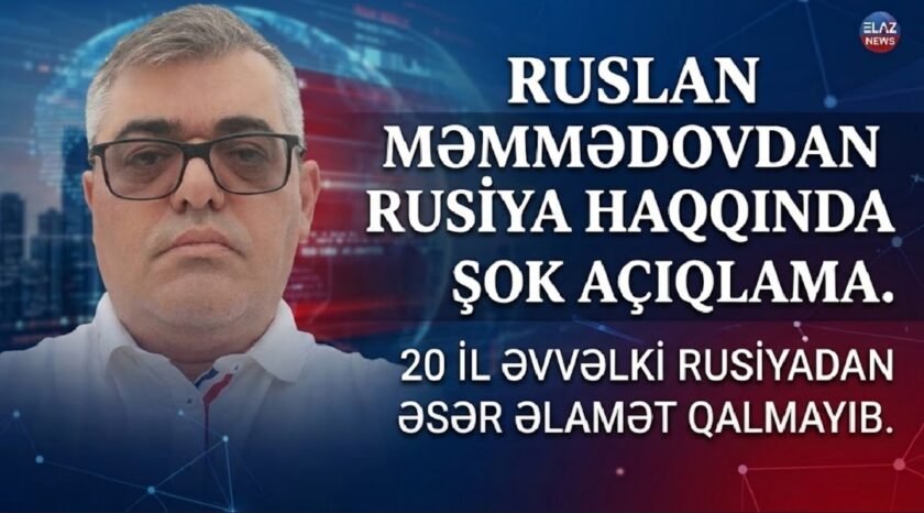 20 İl Əvvəlki Rusiyadan Əsər-Əlamət Qalmayıb, Sanksiyalar Və Yanlış Xarici Siyasət Ölkəni Çökdürüb"